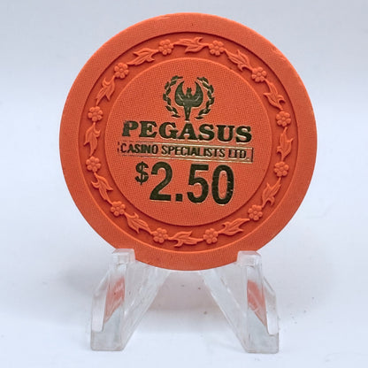 Pegasus Casino Specialists Ltd. Roaming Ontario $2.50 Casino Chip