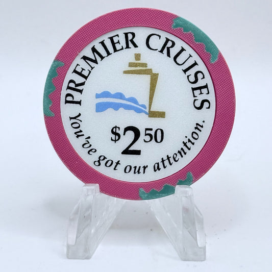 Premier Cruise Line/Big Red Boat Cape Canaveral Florida $2.50 Casino Chip