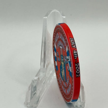 Fiesta Rancho N. Las Vegas Nevada 2002 'July 4th' LE $5 Casino Chip E0452
