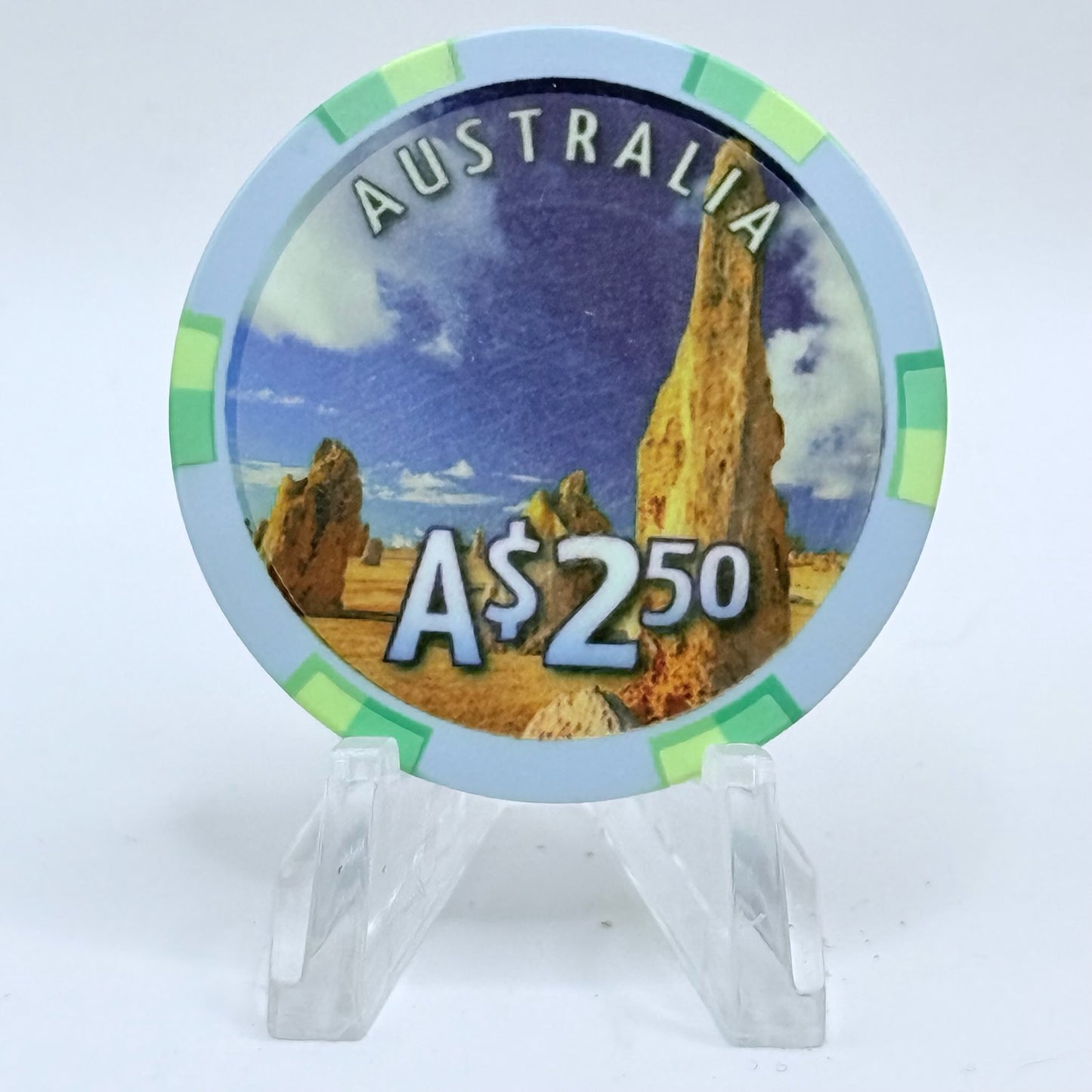 Princess Cruises (Generic) Princess Cruises Wet Chips 2012 'Dawn Princess' A$2.50 Casino Chip