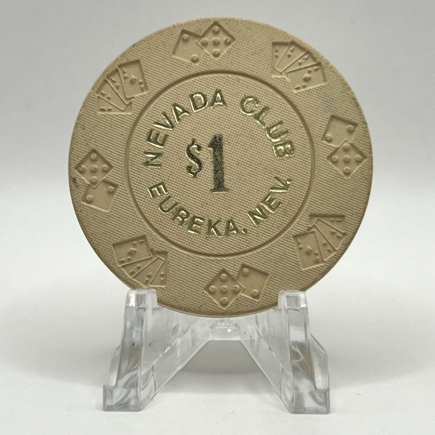 Nevada Club Eureka NV 1969 $1 Chip N0970