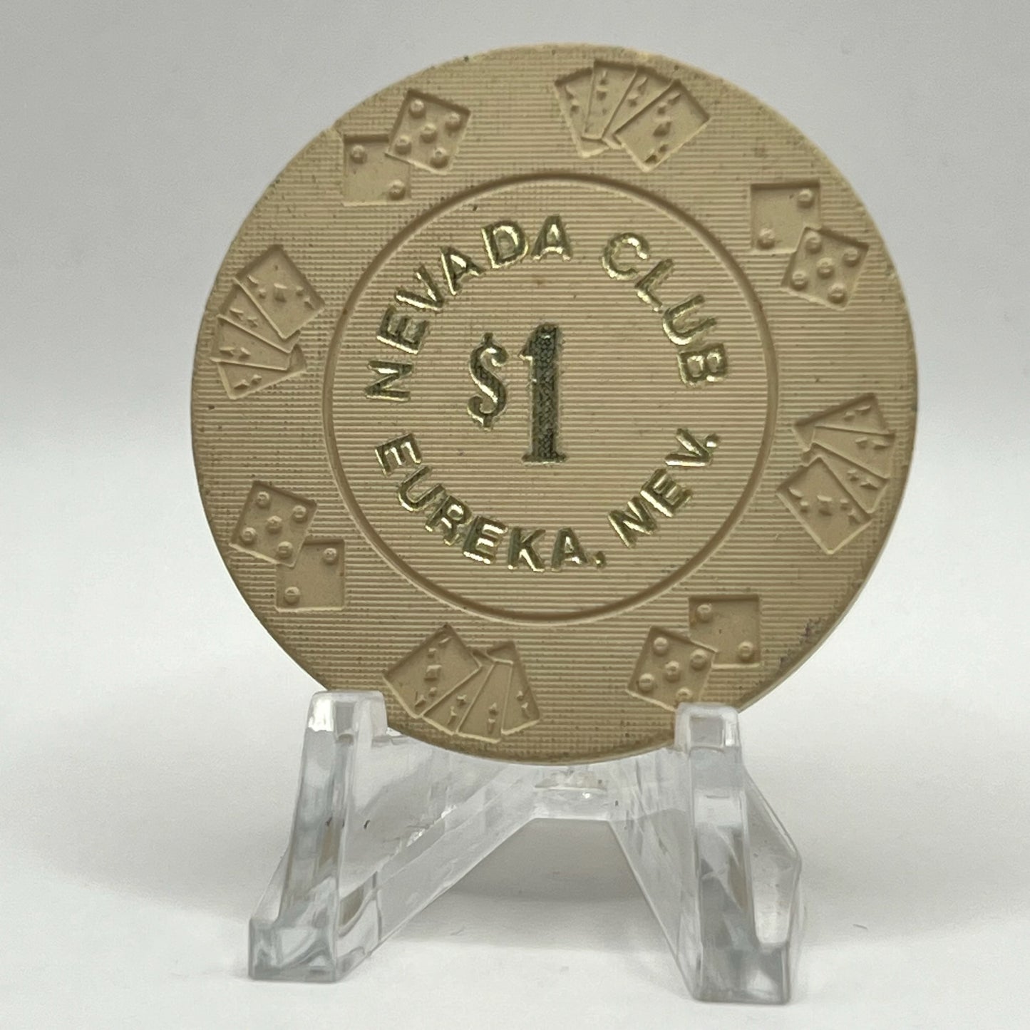 Nevada Club Eureka NV 1969 $1 Chip N0970