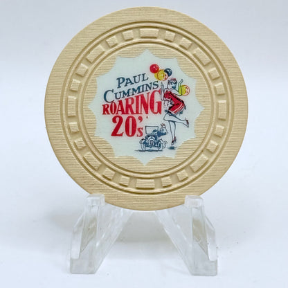 Paul Cummins Roaring 20's Beverly Hills California $1 Casino Chip