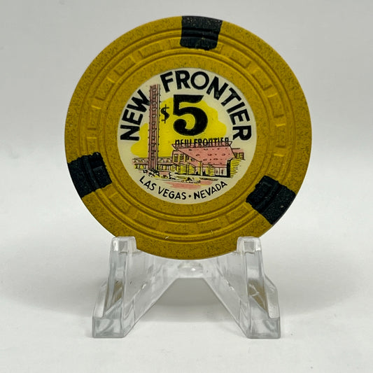 New Frontier Las Vegas NV 1955 $5 Chip N1674