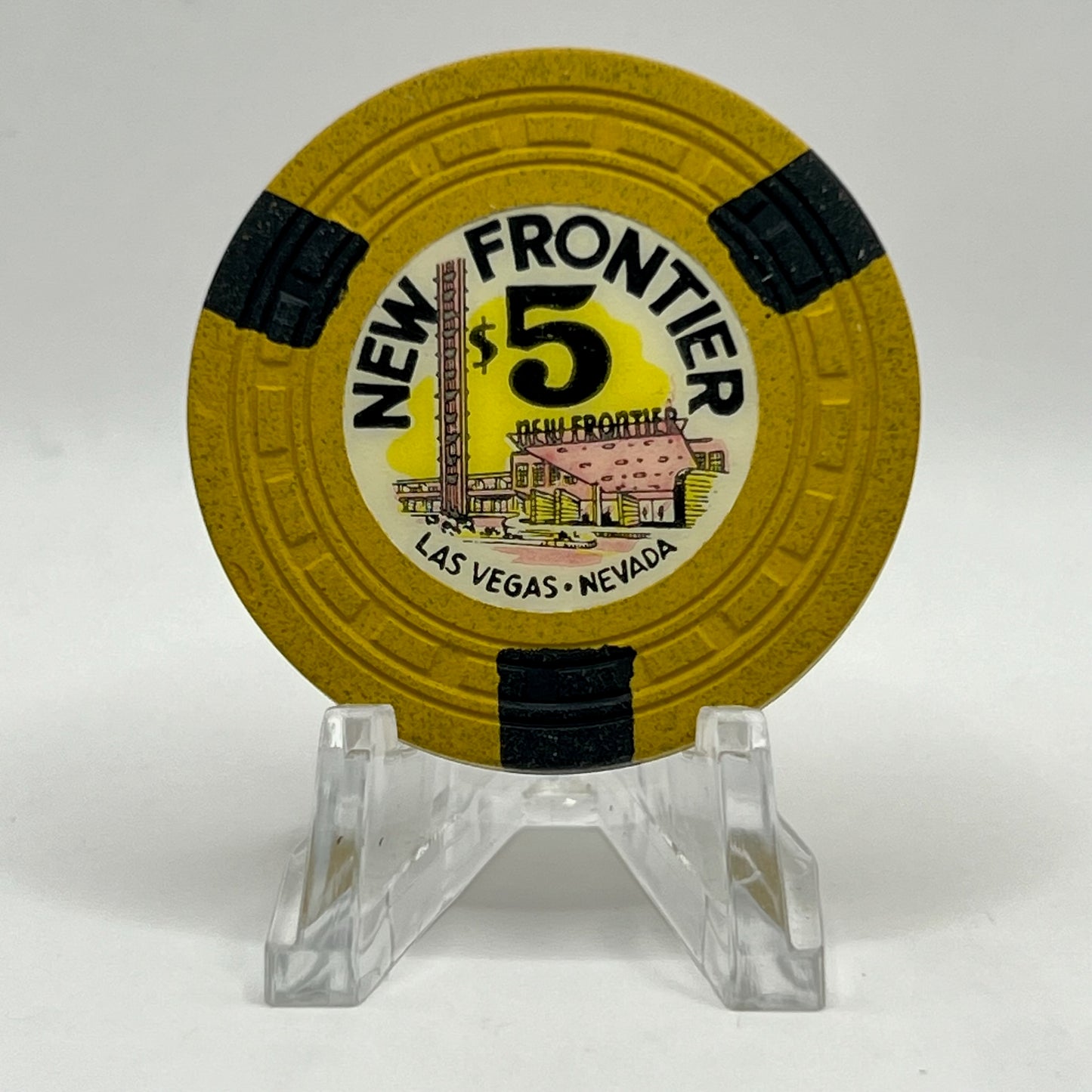 New Frontier Las Vegas NV 1955 $5 Chip N1674