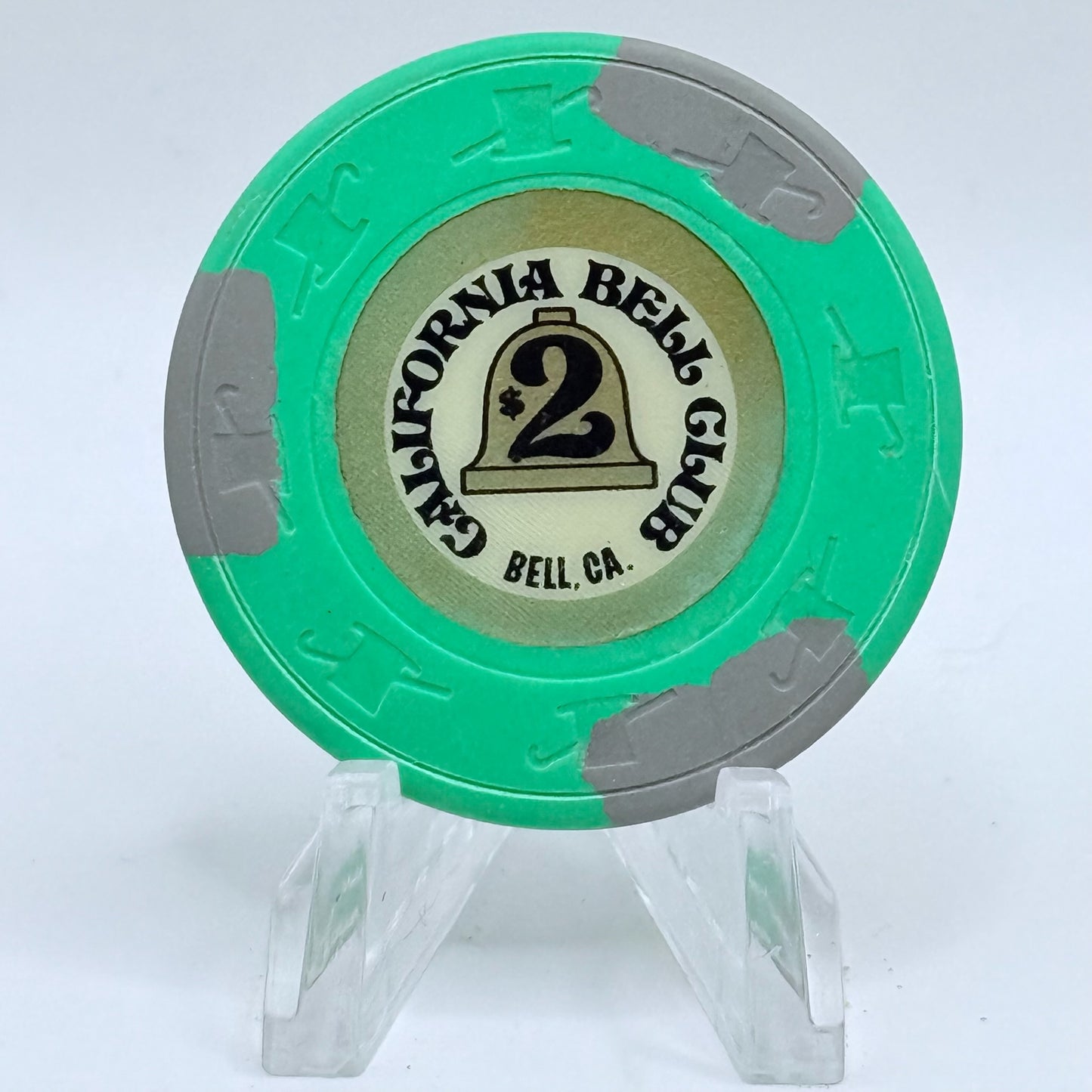 California Bell Club Bell California $2 Casino Chip