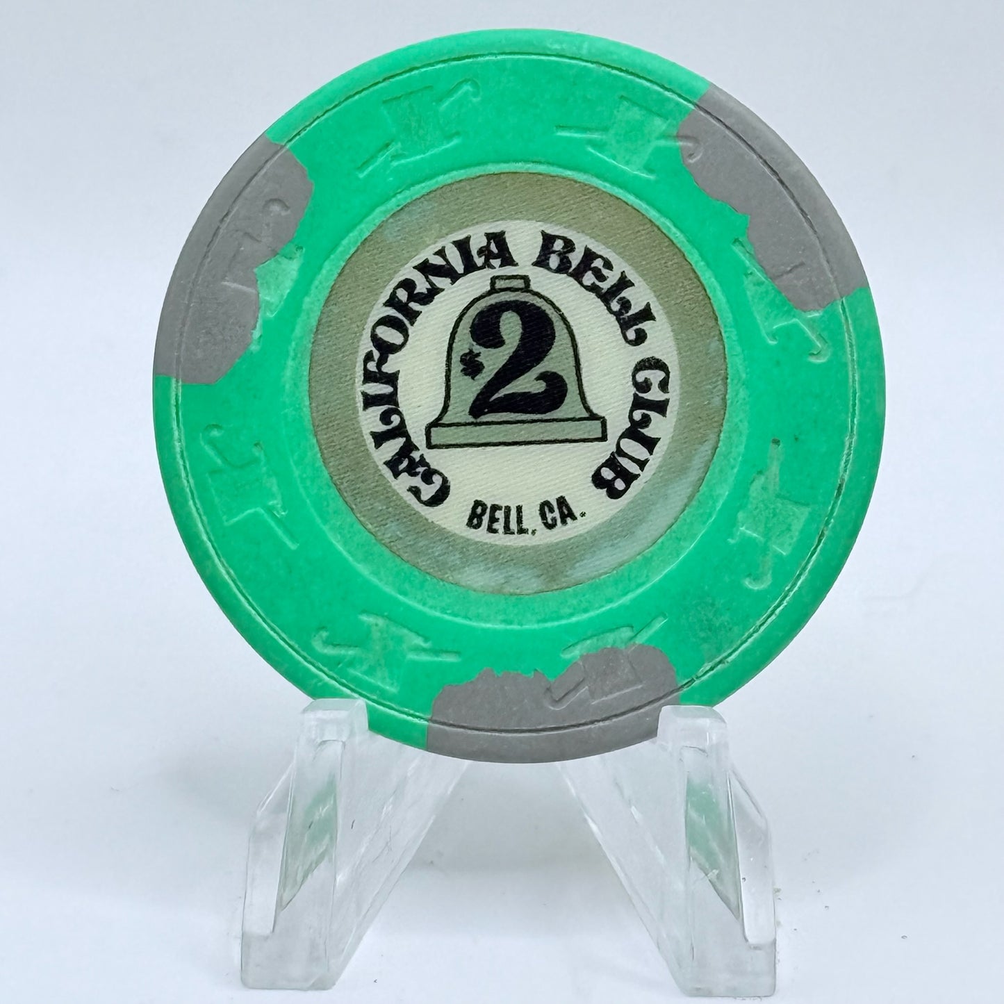 California Bell Club Bell California $2 Casino Chip