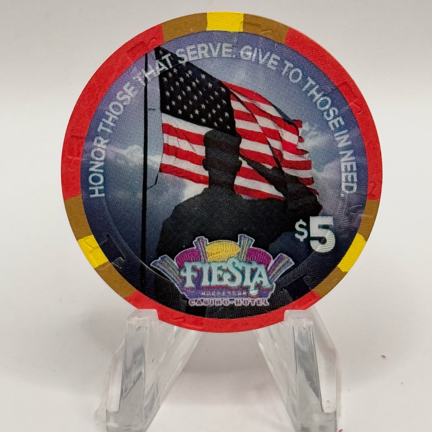 Fiesta Henderson Nevada 2016 Month Of Honor LE $5 Casino Chip