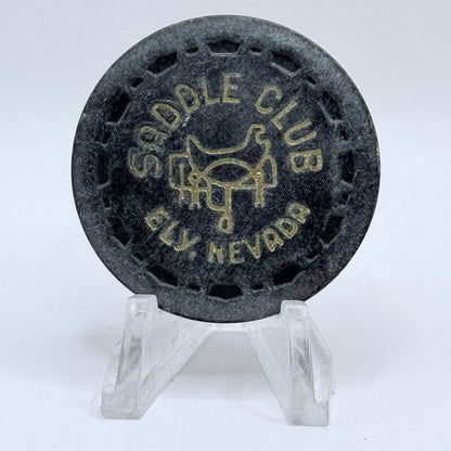 Saddle Club Ely Nevada 1975 LE $5 Casino Chip N3328