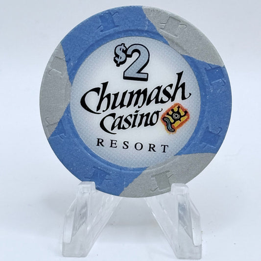 Chumash Casino Santa Ynez California $2 Casino Chip