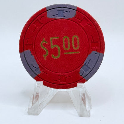 Saddle West Pahrump Nevada $5 Casino Chip N1302