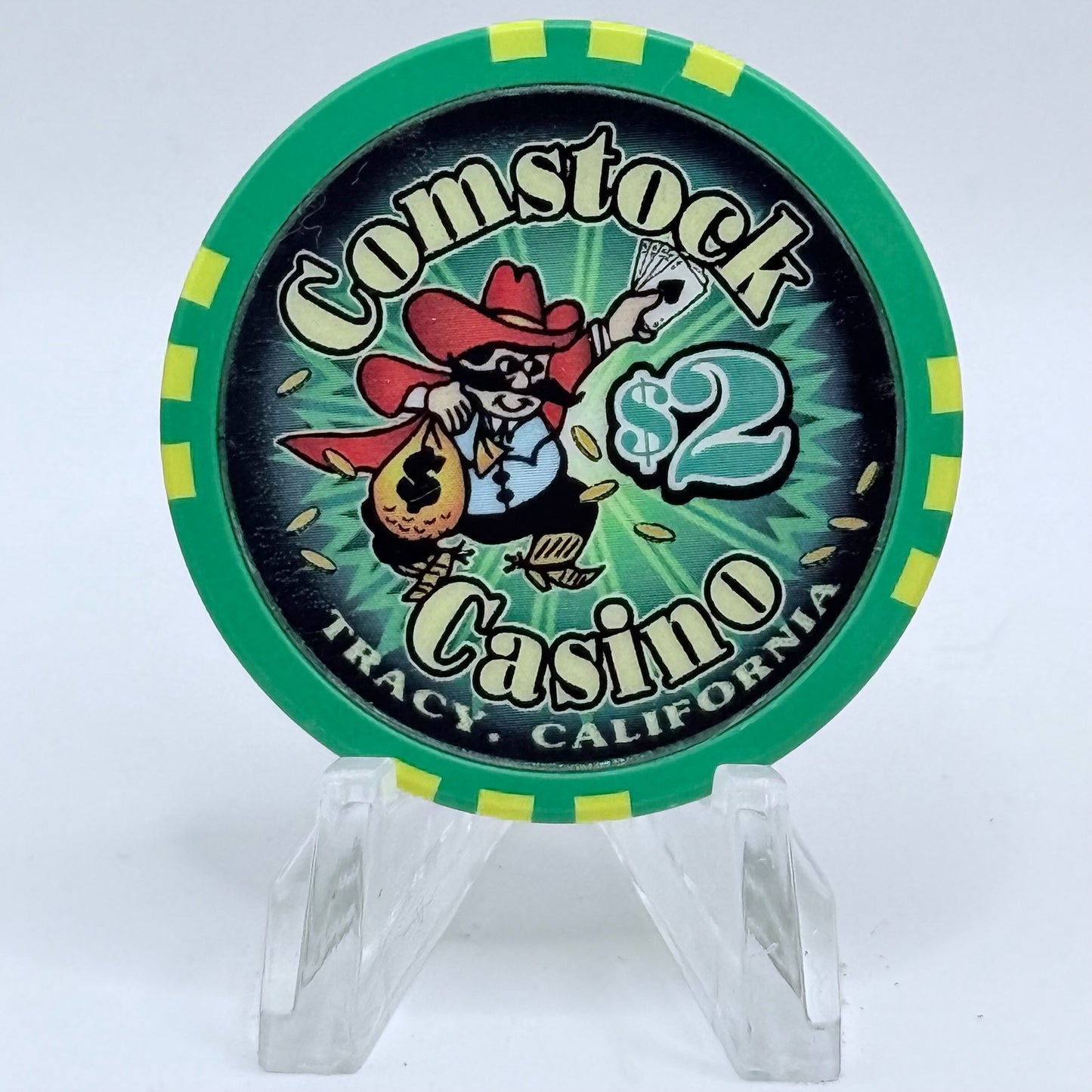 Comstock Casino Tracy California $2 Casino Chip