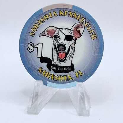 Sarasota Kennel Club Sarasota Florida $1 Casino Chip