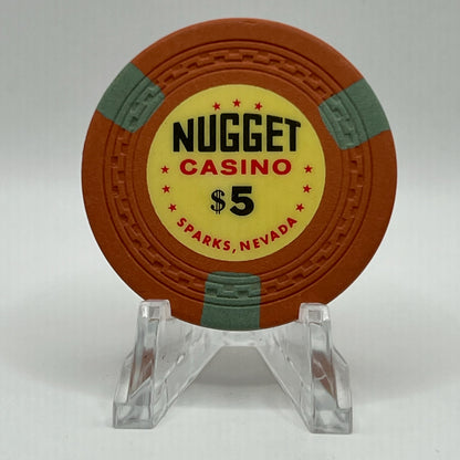 Sparks Nugget Sparks NV 1950s $5 Chip N5396