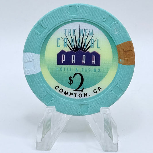 New Crystal Park Casino Compton California $2 Casino Chip