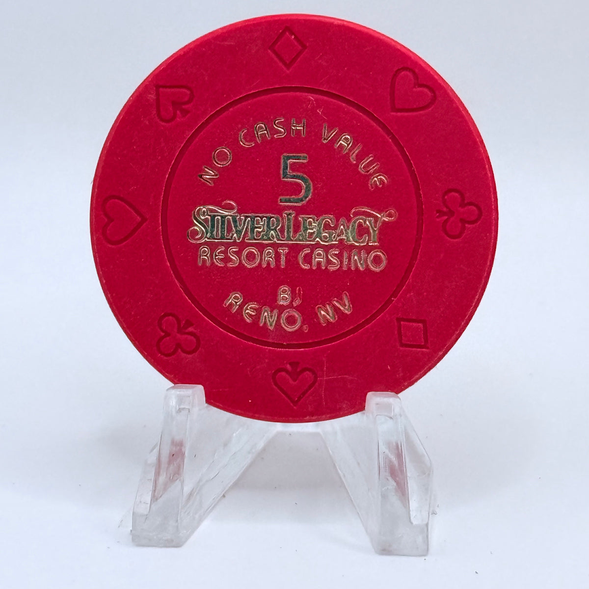 Silver Legacy Reno Nevada $5 NCV Casino Chip V9771