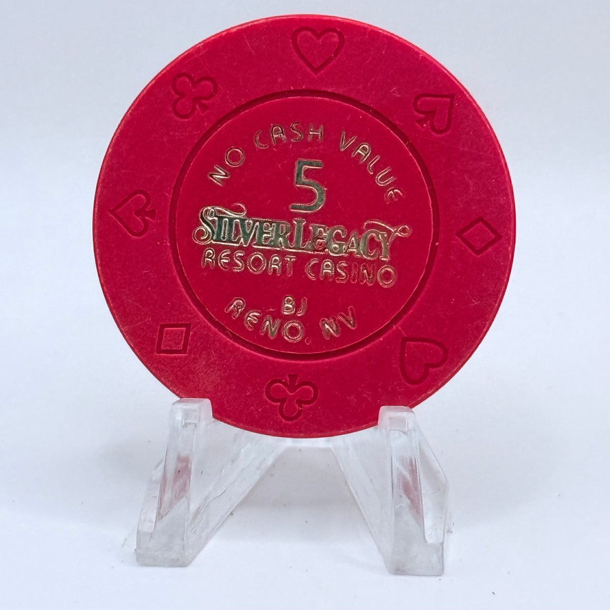 Silver Legacy Reno Nevada $5 NCV Casino Chip V9771