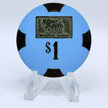 Silver Smith Wendover Nevada 1980 $1 Casino Chip N6459