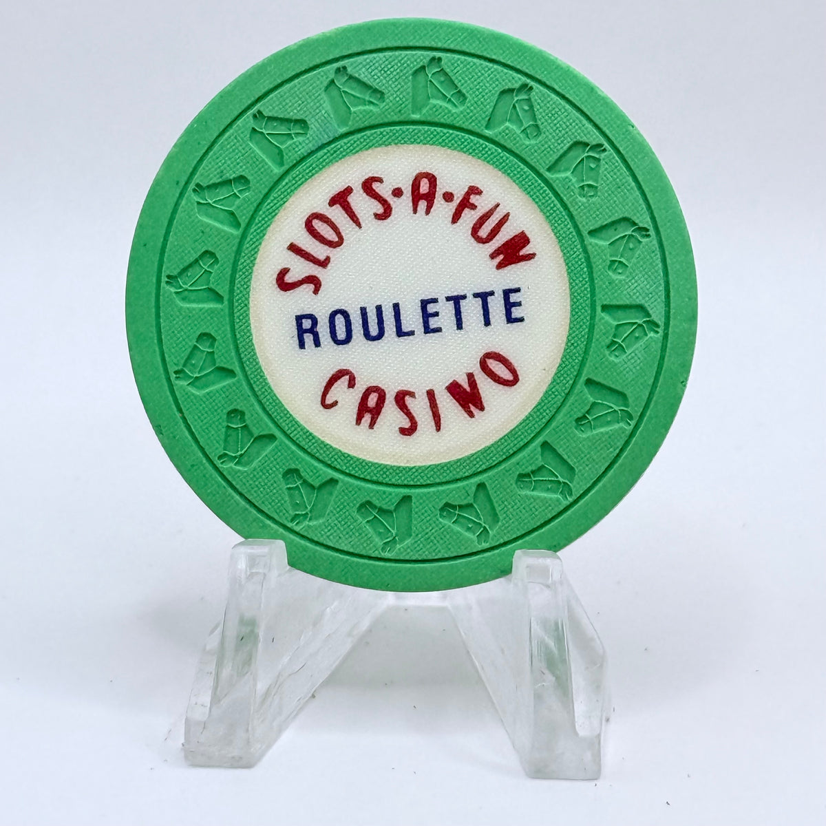 Slots-A-Fun Las Vegas Nevada 1990s Series 160 Roulette Casino Chip V1552