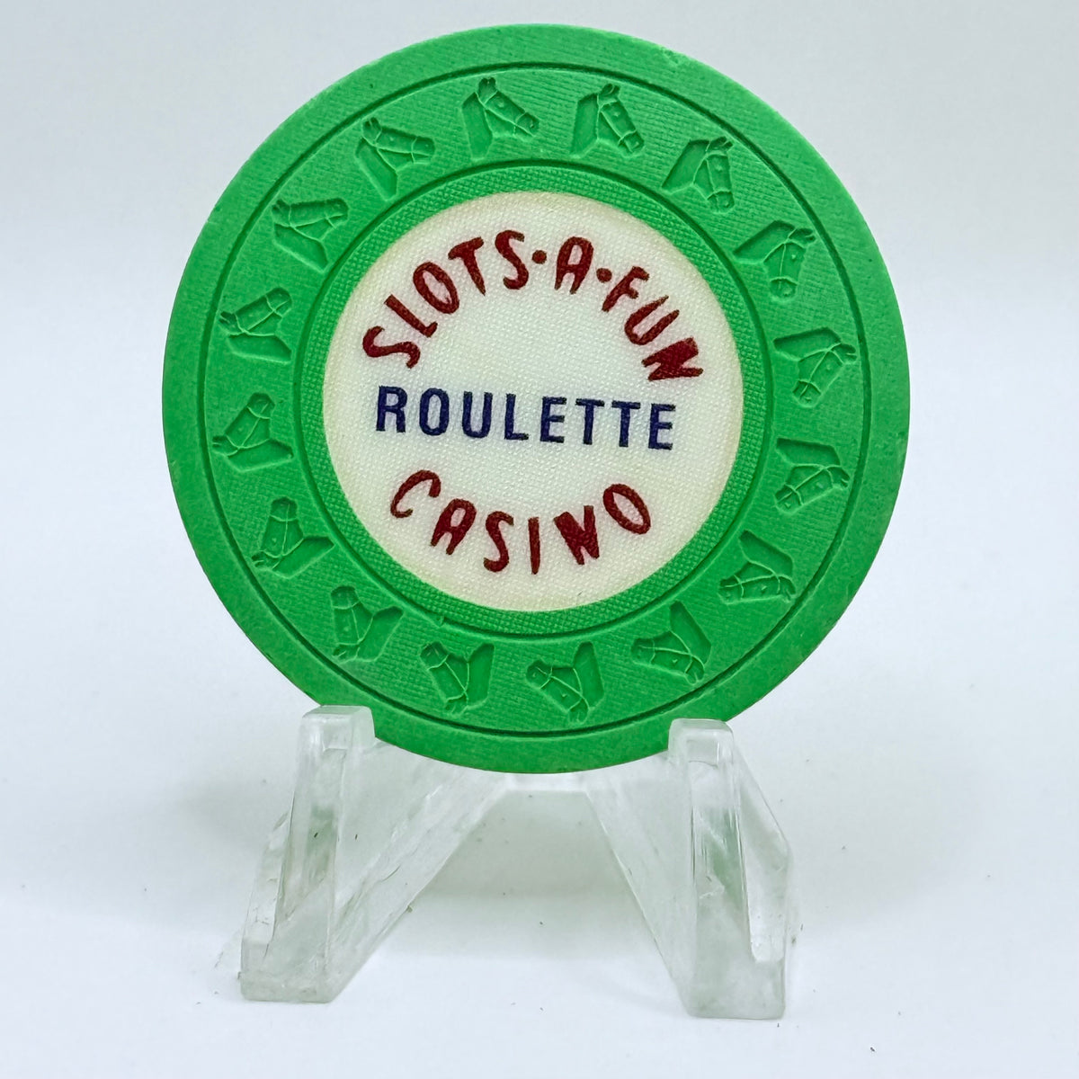Slots-A-Fun Las Vegas Nevada 1990s Series 160 Roulette Casino Chip V1552