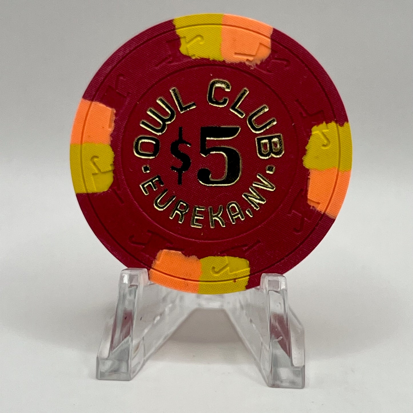 Owl Club Eureka NV 1981 $5 Chip N2623