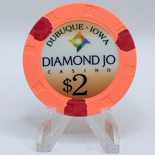 Diamond Jo Casino Dubuque Iowa 2009 $2 Casino Chip