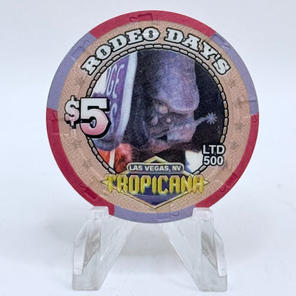 Tropicana Las Vegas Nevada 2002 'Rodeo Days' LE $5 Casino Chip E2863