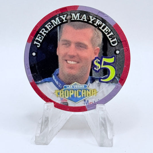 Tropicana Las Vegas Nevada 1999 'Jeremy Mayfield' LE $5 Casino Chip V5839