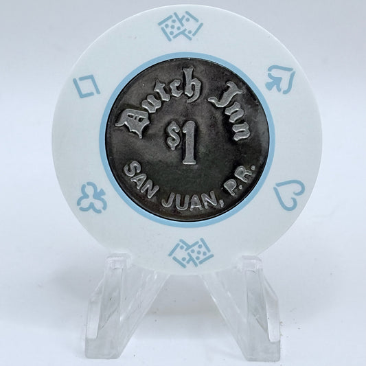 Dutch Inn San Juan Puerto Rico Series 4 $1 Casino Chip