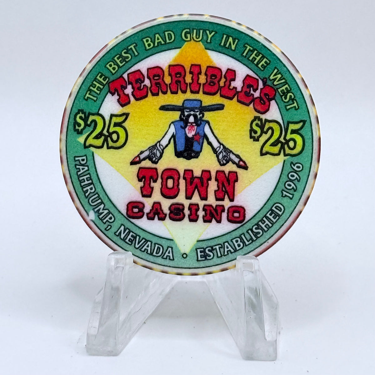 Terrible's Town Pahrump Nevada 2000 $25 Casino Chip V5744
