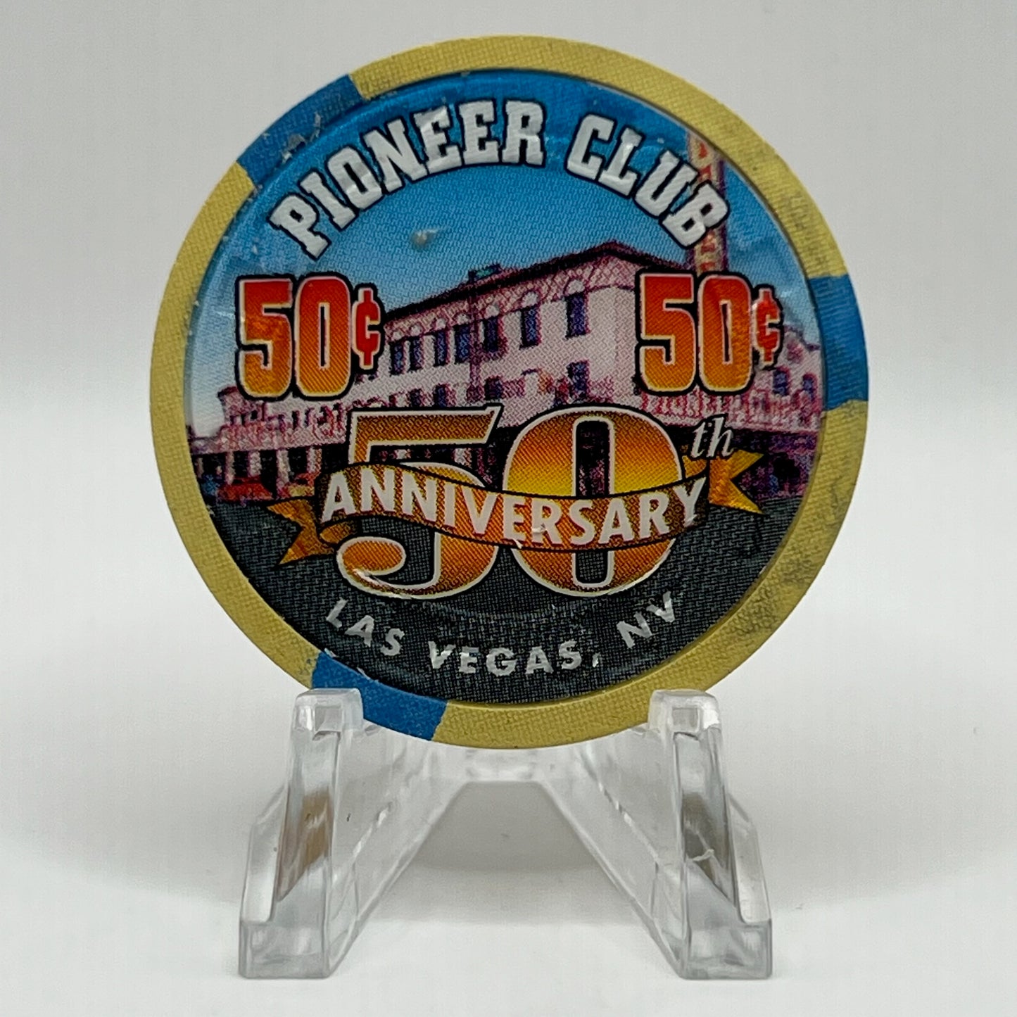 Pioneer Club Las Vegas NV 1995 LE $0.50 Chip N1213