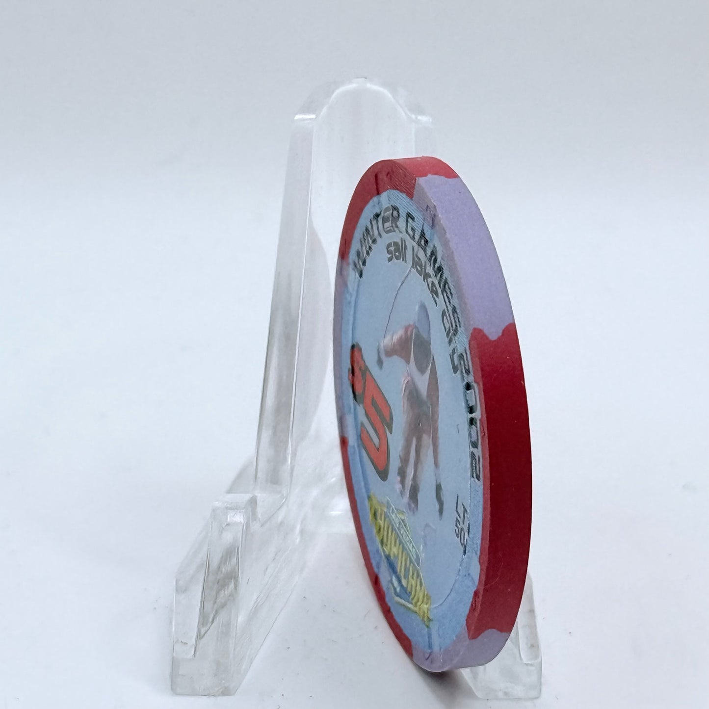 Tropicana Las Vegas Nevada 2002 'Winter Games' LE $5 Casino Chip V9919
