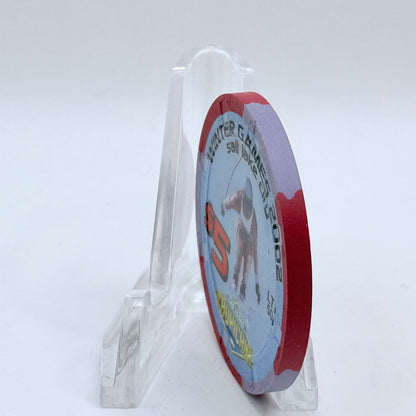 Tropicana Las Vegas Nevada 2002 'Winter Games' LE $5 Casino Chip V9919