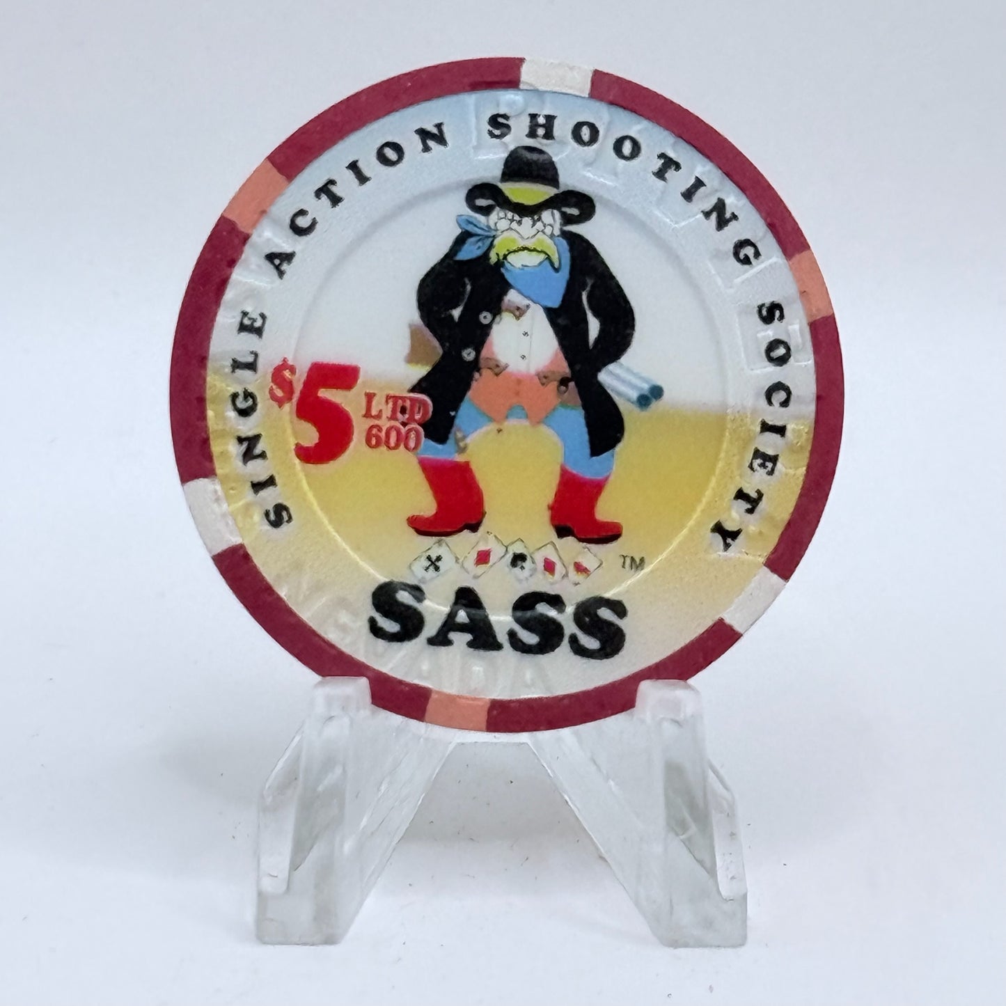 Riviera Las Vegas Nevada 2003 '2nd Annual Sass Convention' LE $5 Casino Chip E2393