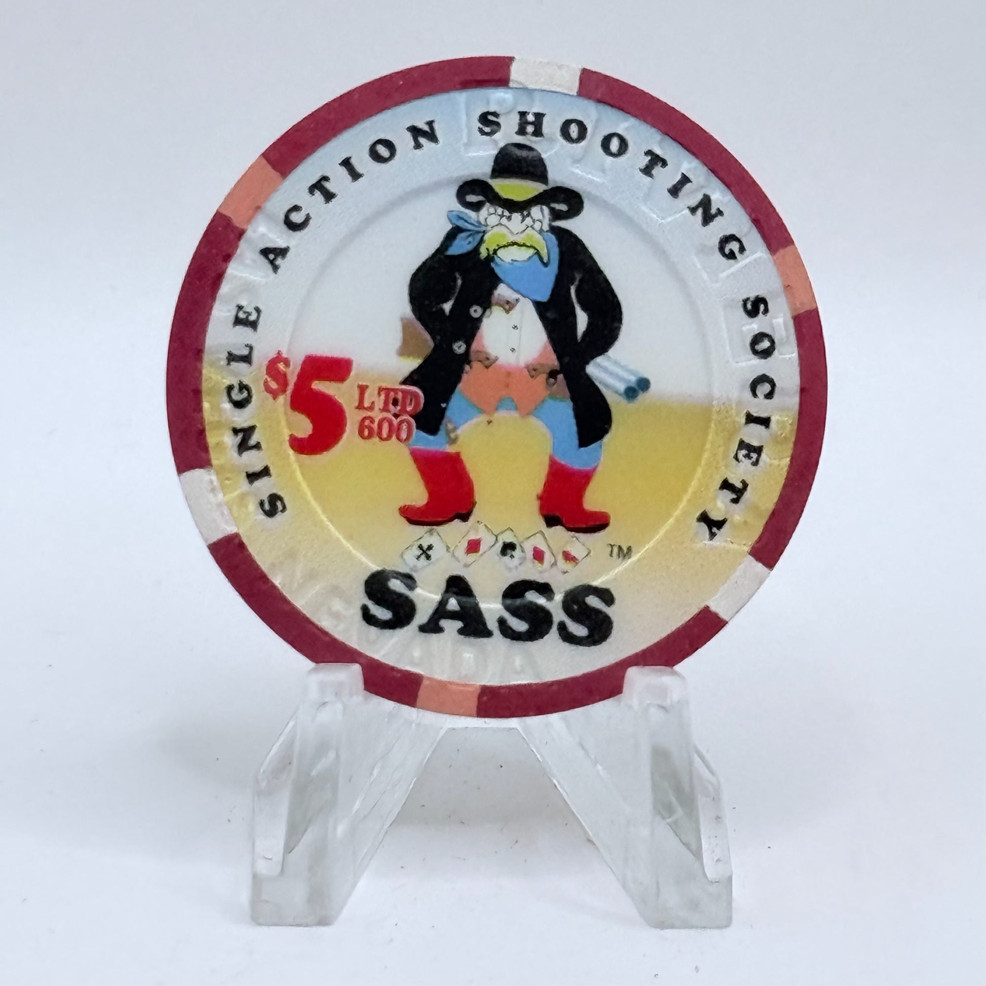 Riviera Las Vegas Nevada 2003 '2nd Annual Sass Convention' LE $5 Casino Chip E2393