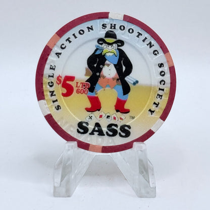 Riviera Las Vegas Nevada 2003 '2nd Annual Sass Convention' LE $5 Casino Chip E2393