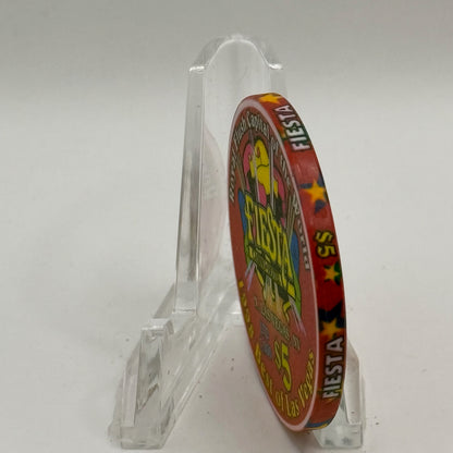 Fiesta Rancho N. Las Vegas Nevada 1998 'Best Buffet' LE $5 Casino Chip V2412