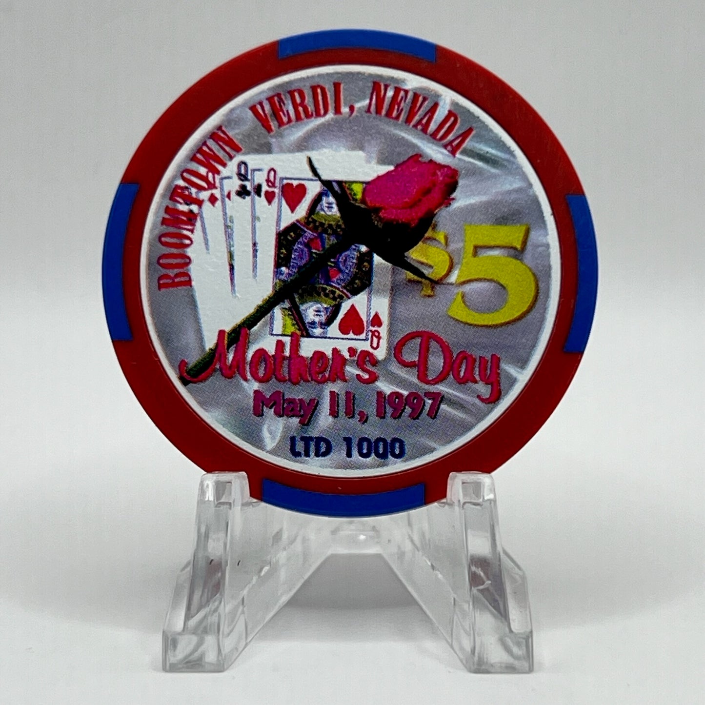 Boomtown 1997 LE $5 Chip N9372