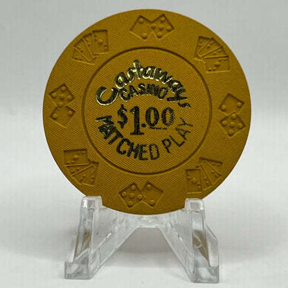 Castaways Las Vegas NV 1990s $1 Imitation Chip V3845