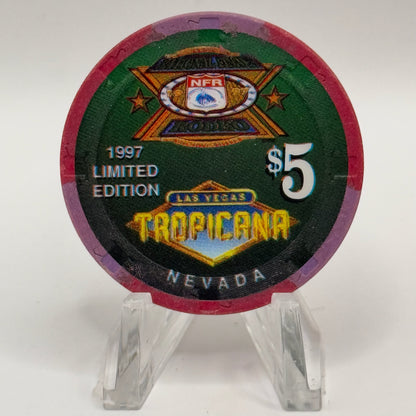 Tropicana Las Vegas Nevada 1997 'NFR Rodeo ' LE $5 Casino Chip V1682