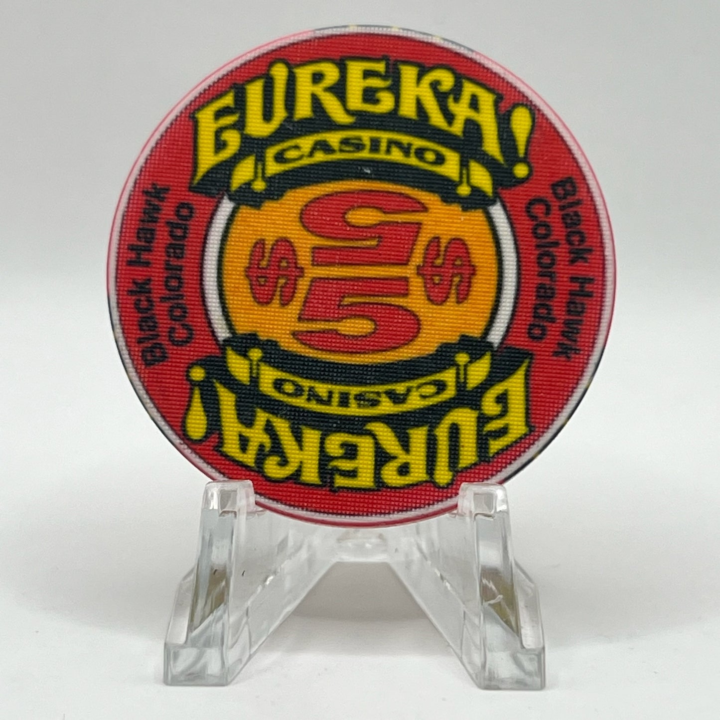 Eureka Casino (Dan Cooper's) Black Hawk CO 1992 $5 Chip