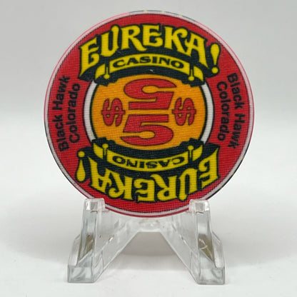 Eureka Casino (Dan Cooper's) Black Hawk CO 1992 $5 Chip