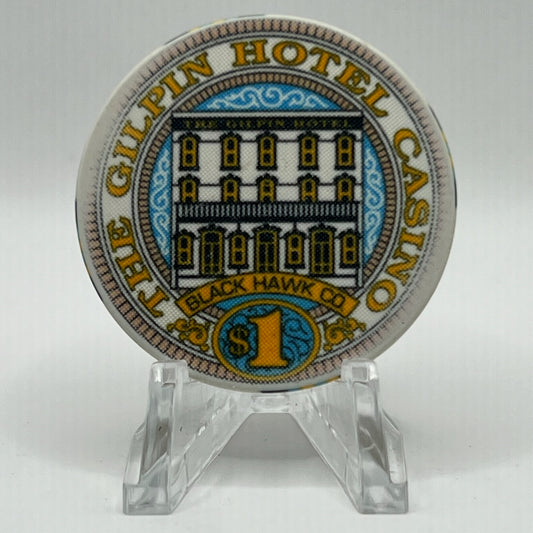 The Gilpin Black Hawk Colorado 1992 $1 Casino Chip