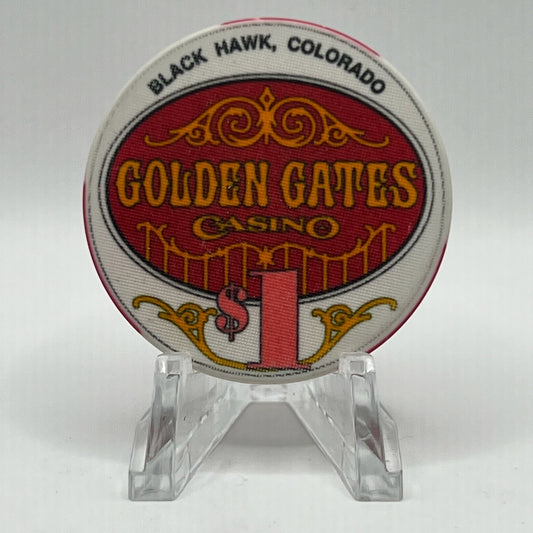 Golden Gates Casino Black Hawk CO 1992 Series 1 $1 Chip