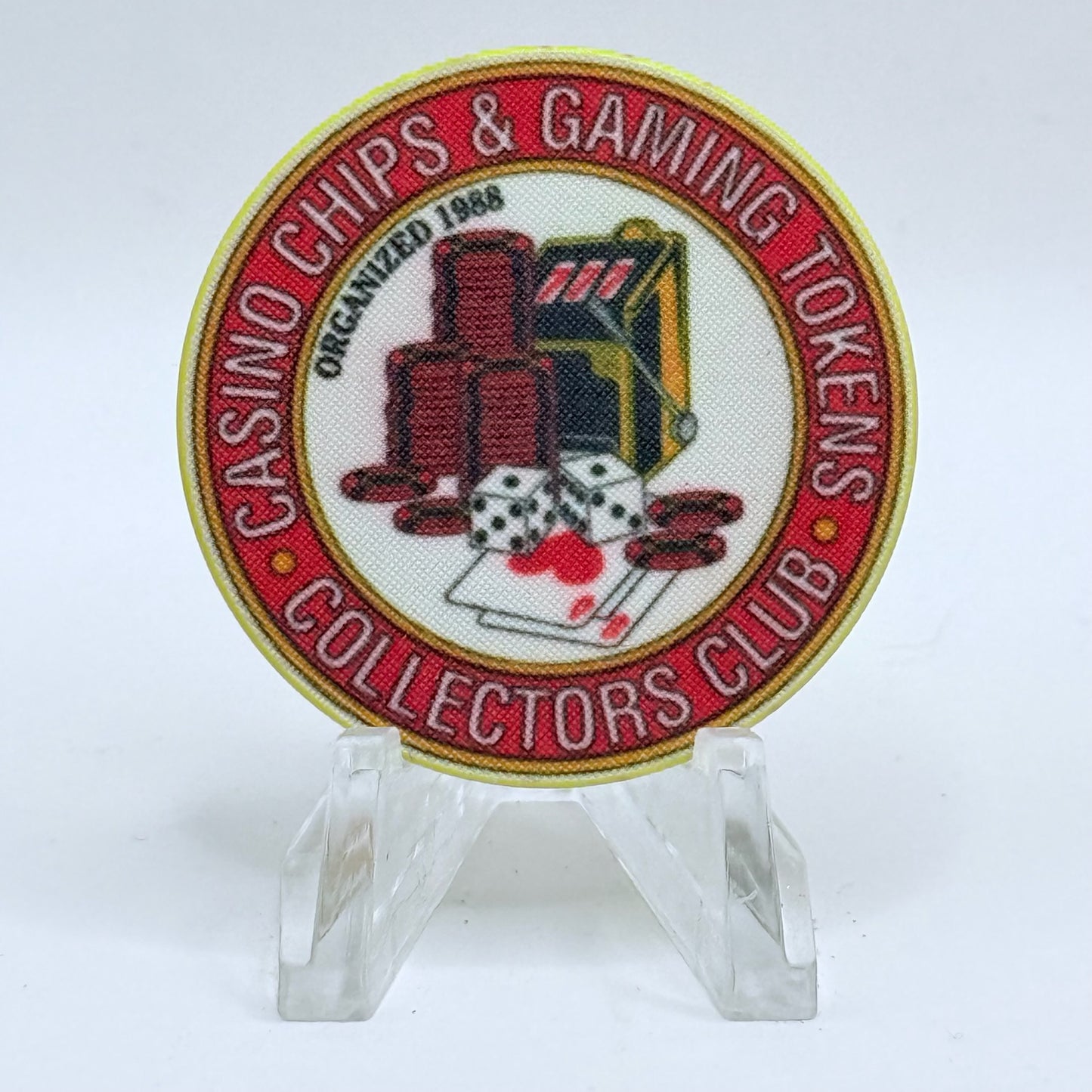 CCA Issued Convention Commemoratives (NCV) 'First Annual Convention' 1993 Casino Chip V7777