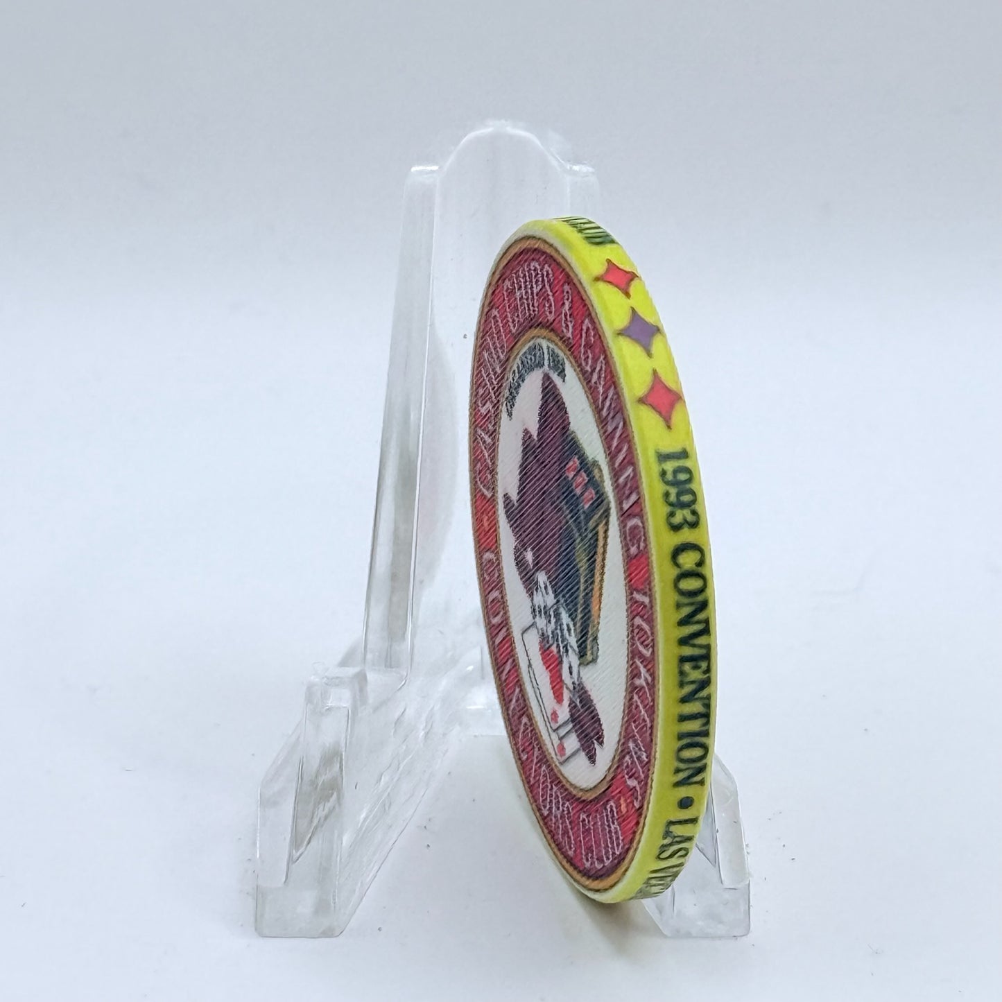 CCA Issued Convention Commemoratives (NCV) 'First Annual Convention' 1993 Casino Chip V7777