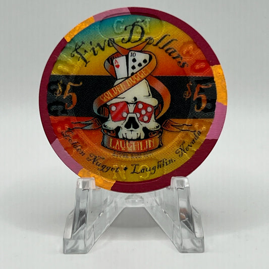 Golden Nugget Laughlin NV 2001 LE $5 Chip V6569