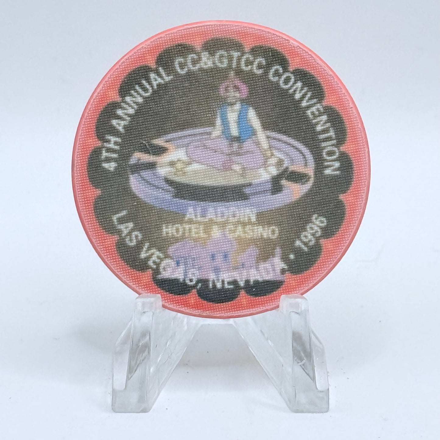 CCA Issued Convention Commemoratives (NCV) 1996 '4th Annual CC&GTCC' Casino Chip V7780