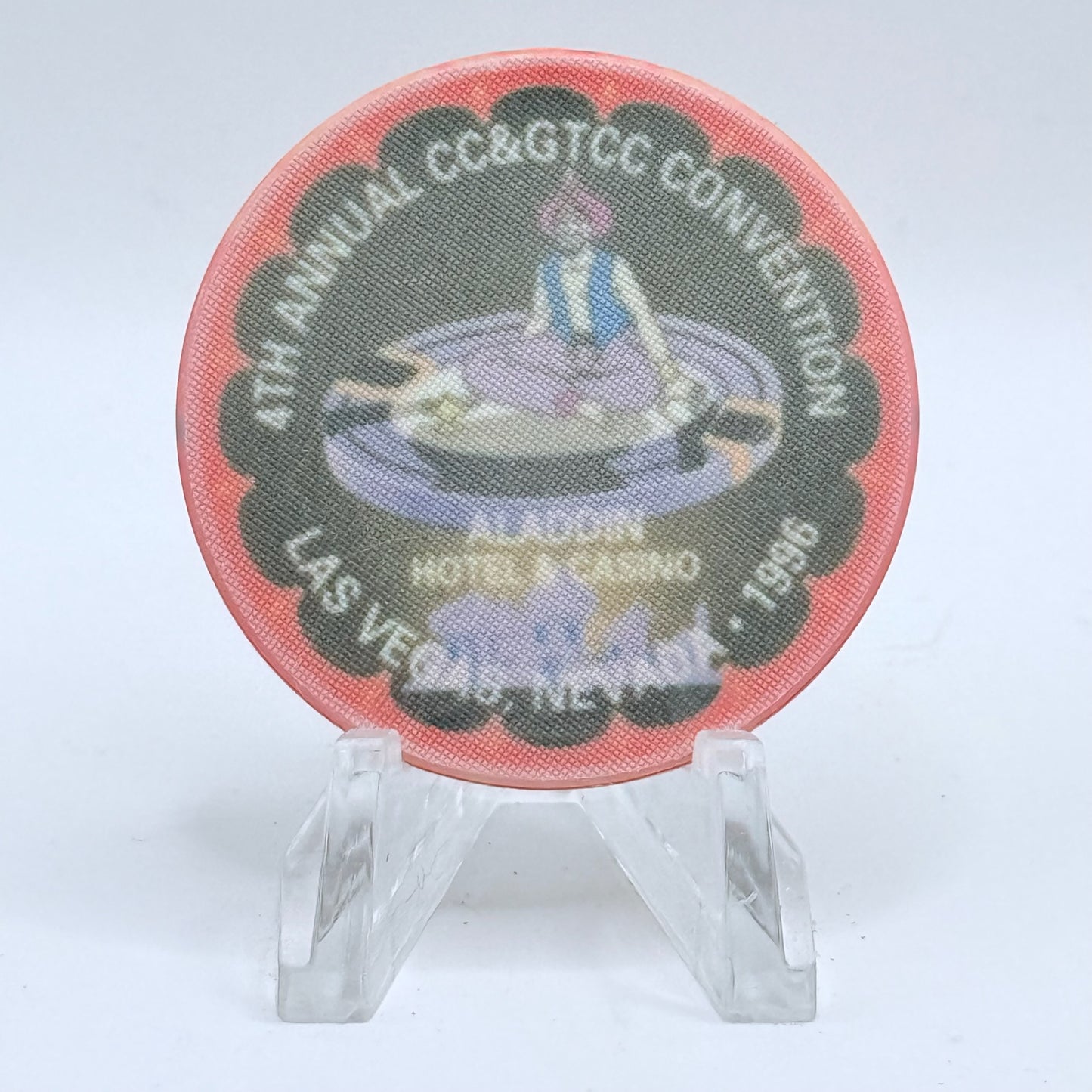 CCA Issued Convention Commemoratives (NCV) 1996 '4th Annual CC&GTCC' Casino Chip V7780