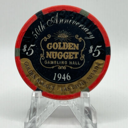 Golden Nugget Las Vegas NV 1996 LE $5 Chip N8469